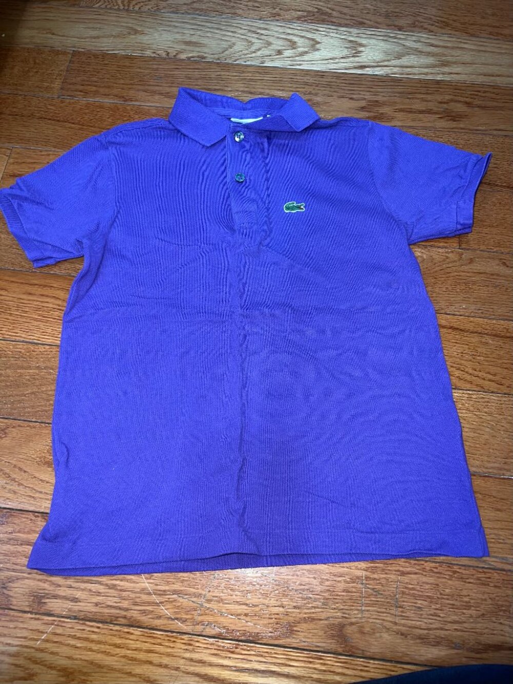 Lacoste Kids purple polo size 12